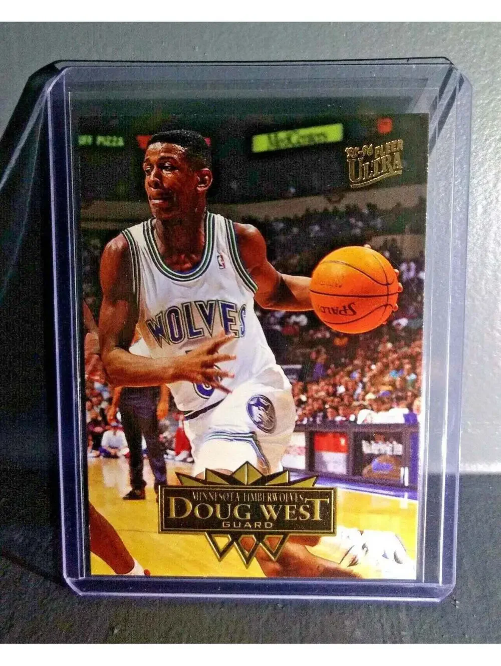1995-96 Doug West Fleer Ultra #110 Basketball Card